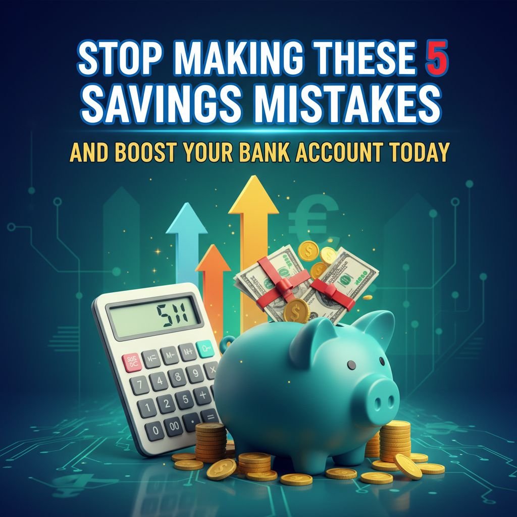 Stop Making These 5 Savings Mistakes and Boost Your Bank Account Today